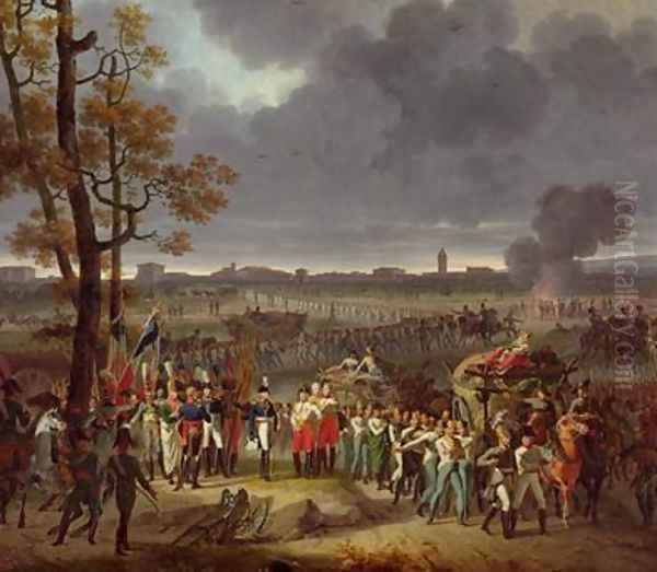 The Second Siege of Mantua on the 2nd February 1797 Oil Painting by Hippolyte Lecomte