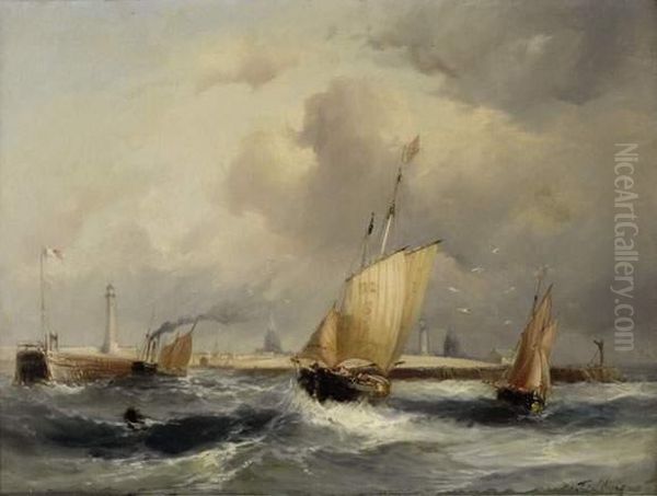 Fielding, ,marine Oil Painting by Anthony Vandyke Copley Fielding