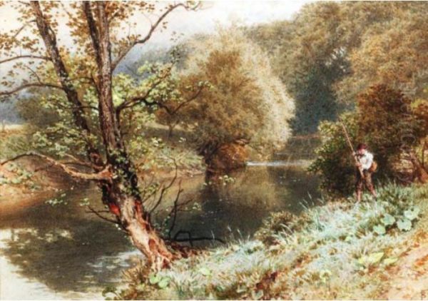 The Brook by Myles Birket Foster