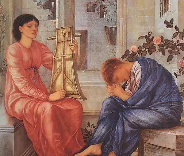 The Lament Oil Painting by Sir Edward Coley Burne-Jones