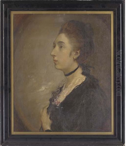 Portrait Of Margaret Gainsborough (1752-1820) Oil Painting by Thomas Gainsborough