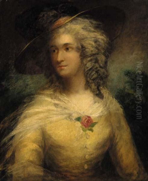 Portrait Of A Lady Oil Painting by Thomas Gainsborough