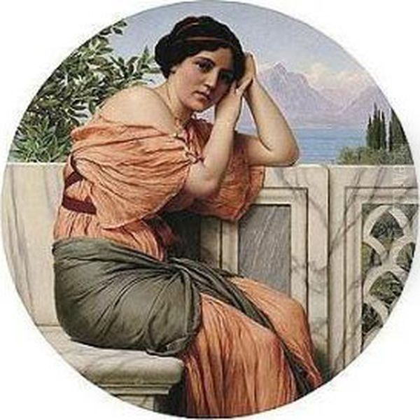 Corilla Oil Painting by John William Godward