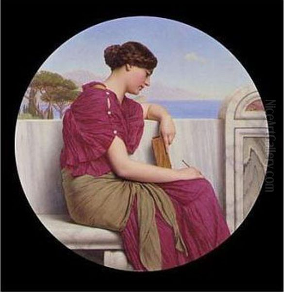 The Answer Oil Painting by John William Godward