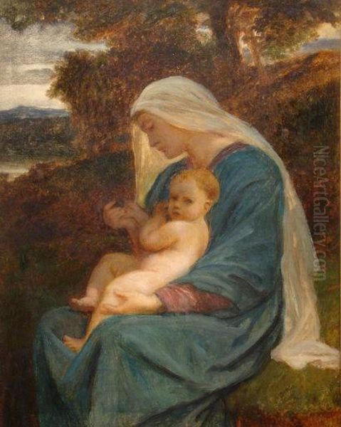 The Holy Mother Oil Painting by Frederick Goodall