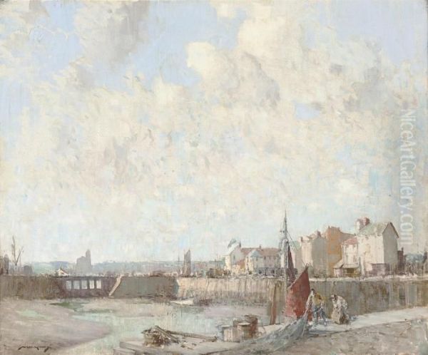 Away To Sea, Dieppe by William Lee Hankey