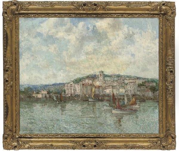 Torquay Harbour, Devon by William Lee Hankey