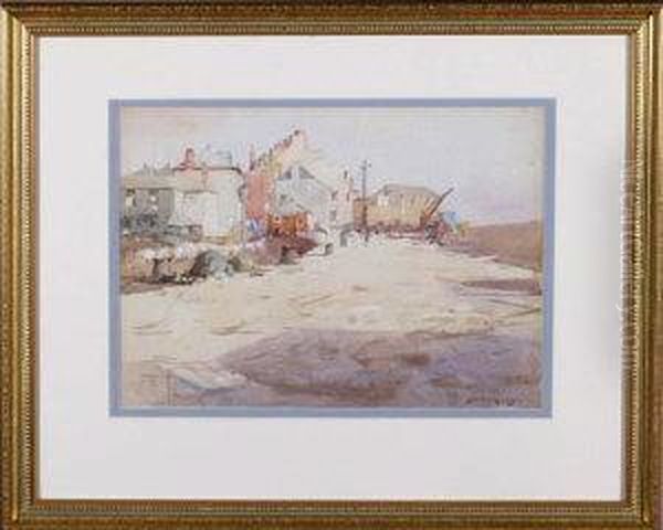 A Harbour Scene by William Lee Hankey