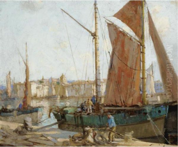 The Timber Carrier - St Tropez by William Lee Hankey