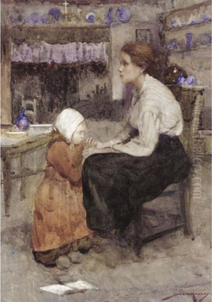 Mother And Child by William Lee Hankey