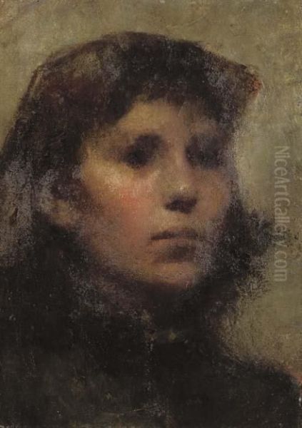 Portrait Of A Girl by William Lee Hankey