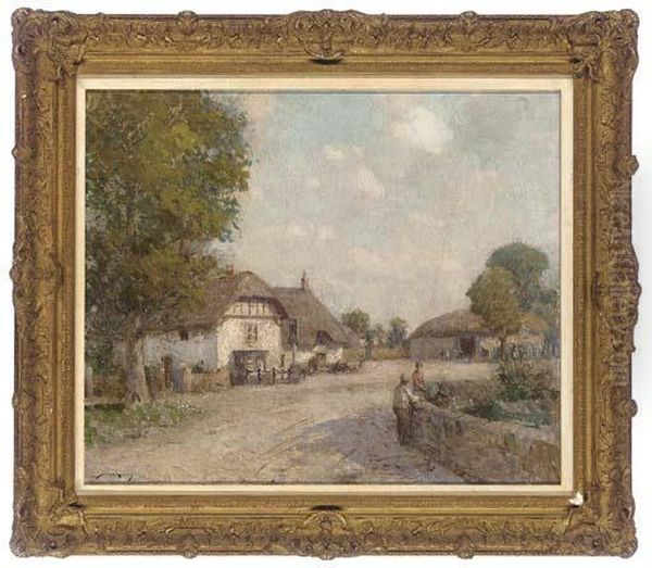 The Red Lion, Avesbury by William Lee Hankey