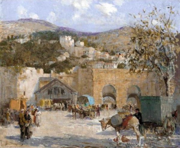 The Water Gate At Gibraltar by William Lee Hankey