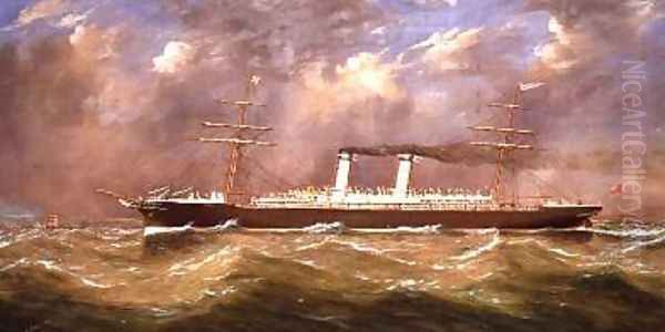 The SS America Oil Painting by James Miller