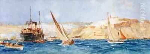 Tangier Oil Painting by Charles Edward Dixon