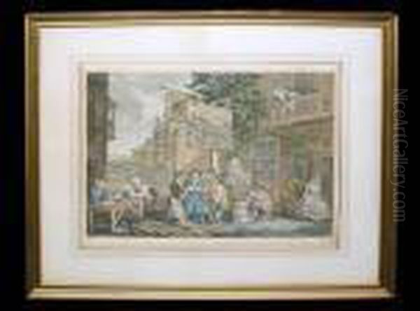 Canvassing For Votes Oil Painting by William Hogarth