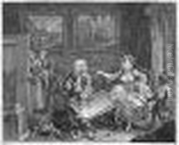 A Harlot's Progress (paulson 121-126) Oil Painting by William Hogarth