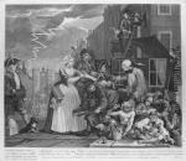 The Rake's Progress Oil Painting by William Hogarth