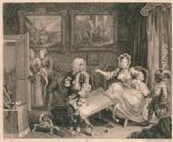 The Harlot's Progress Oil Painting by William Hogarth