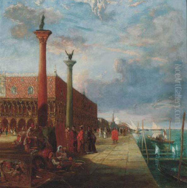 The Doge's Palace Oil Painting by James Holland