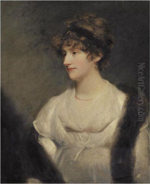 Portrait Of Jane Frere, Lady Orde Oil Painting by John Hoppner