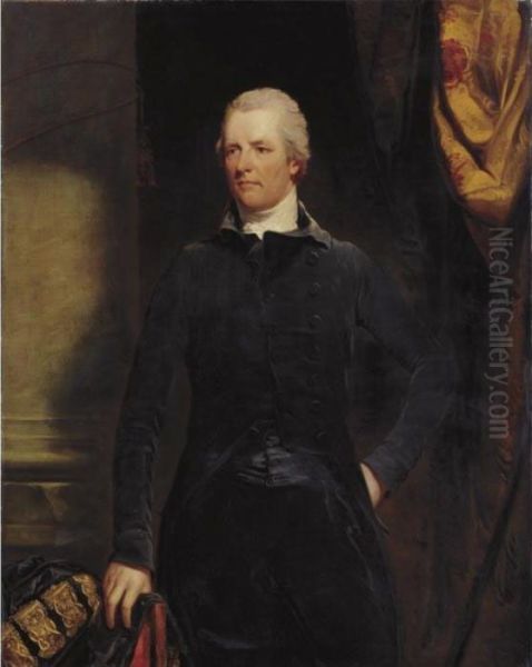 Portrait Of The Rt. Hon. William Pitt Oil Painting by John Hoppner