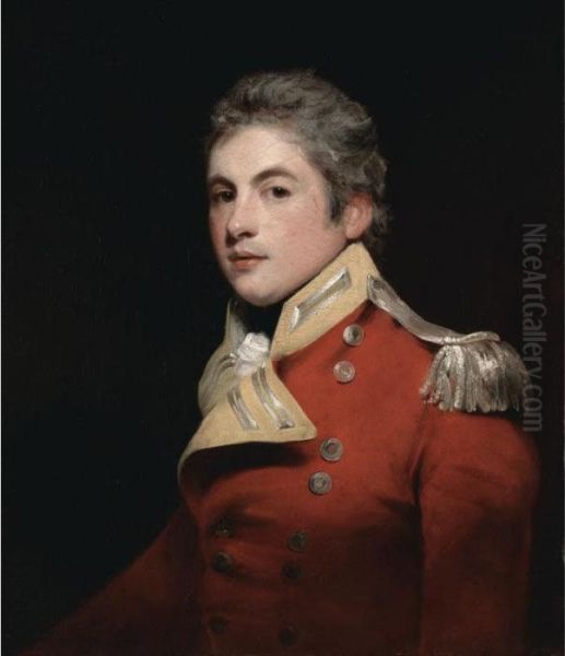 Portrait Of George Gordon, 5th Duke Of Gordon Oil Painting by John Hoppner