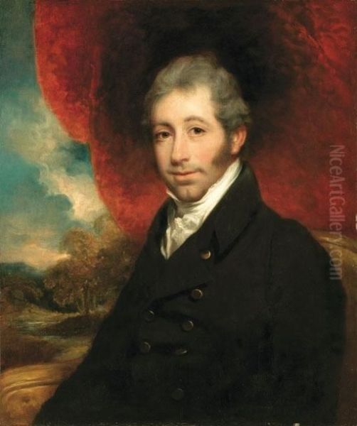 Ritratto Di Charles Abbott Colchester Oil Painting by John Hoppner