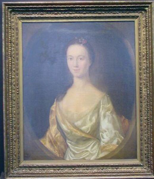 Portrait Of A Woman Oil Painting by Thomas Hudson