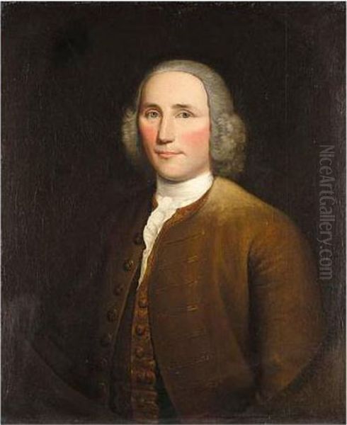 Portait Of A Gentleman Oil Painting by Thomas Hudson