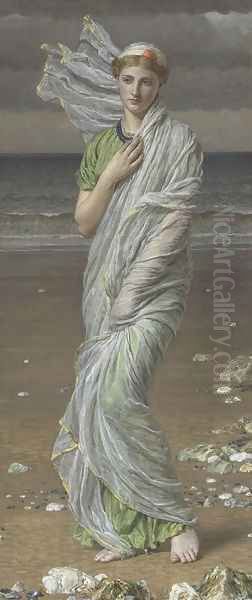 Shells 1874 Oil Painting by Albert Joseph Moore