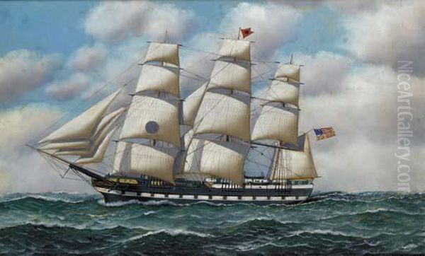 Columbia Oil Painting by Antonio Nicolo Gasparo Jacobsen