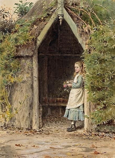 Daydreaming Oil Painting by George Goodwin Kilburne