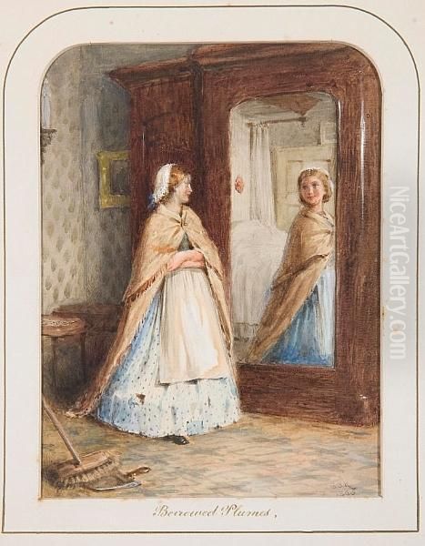 Borrowed Plumes Oil Painting by George Goodwin Kilburne