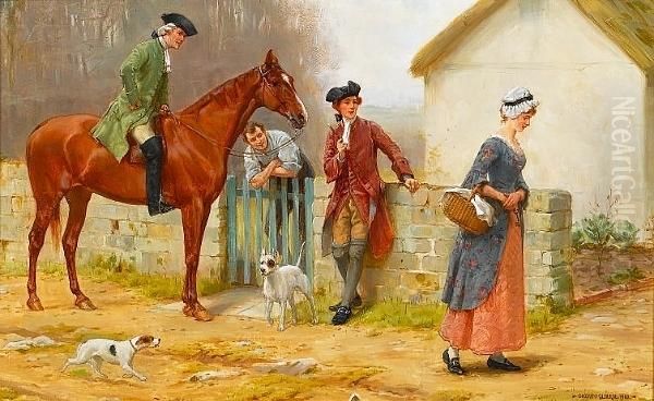 A Difficult Passage Oil Painting by George Goodwin Kilburne