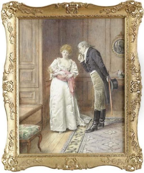 Son And Heir Oil Painting by George Goodwin Kilburne