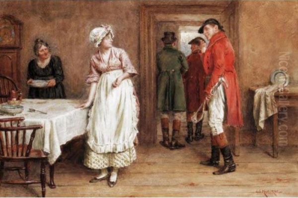 The Parting Guest Oil Painting by George Goodwin Kilburne