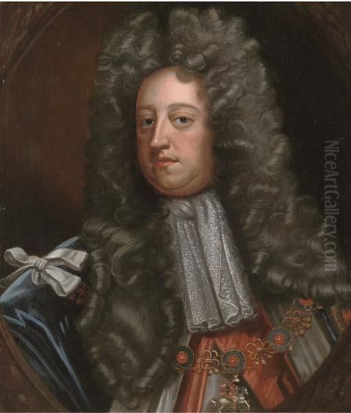 Portrait Of A Gentleman Oil Painting by Sir Godfrey Kneller