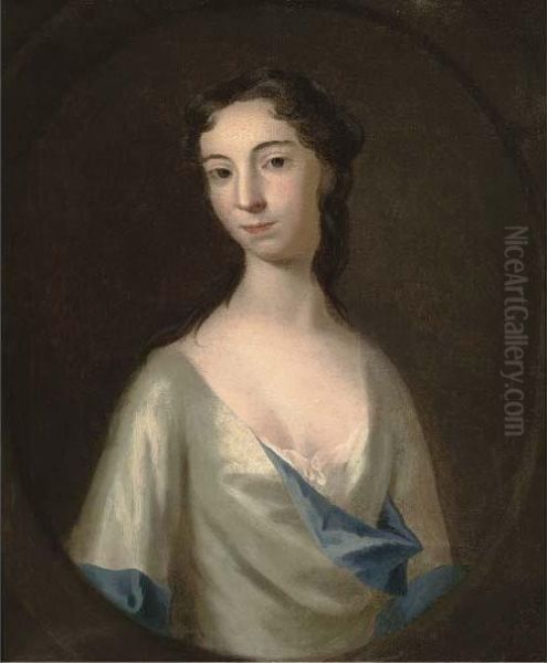 Portrait Of A Lady Oil Painting by Sir Godfrey Kneller