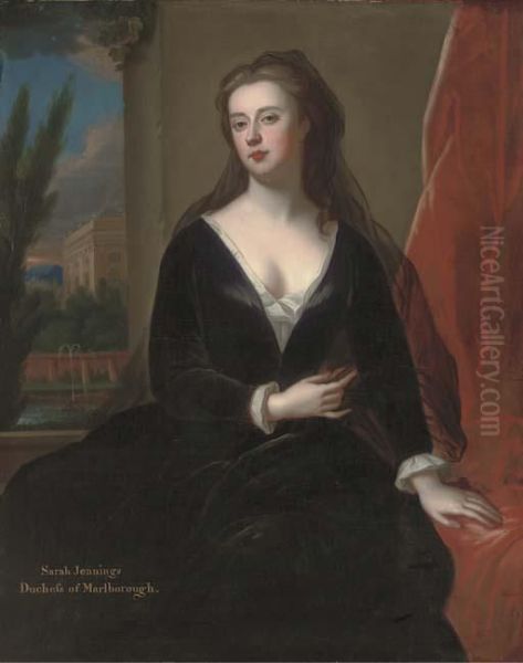 Portrait Of Sarah Jennings Oil Painting by Sir Godfrey Kneller