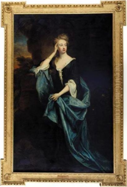 Portrait Of Annabella Dyves, Lady Howard Oil Painting by Sir Godfrey Kneller