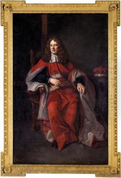 Portrait Of Philip, 4th Lord Wharton (1613-1696) Oil Painting by Sir Godfrey Kneller