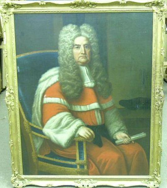 Portrait Of A Member Of The 
House Of Lords Purportedly Charlescalvert, 3rd Baron Of Baltimore Oil Painting by Sir Godfrey Kneller