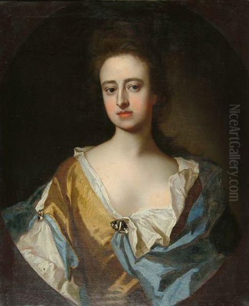 Anno: Do 1680 Aetatis. Sui 59 Oil Painting by Sir Godfrey Kneller