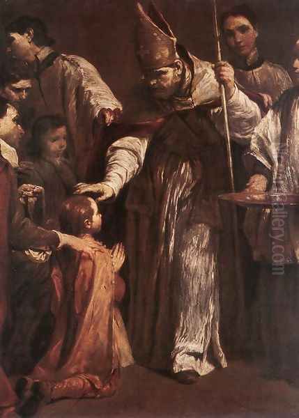 Confirmation 1712 Oil Painting by Giuseppe Maria Crespi