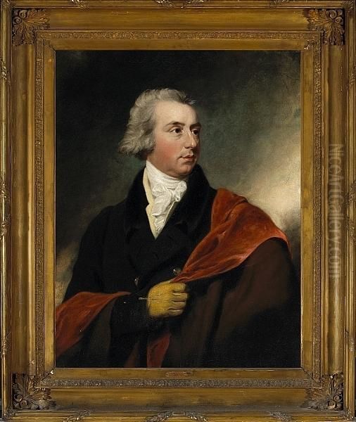 A Portrait Of A Gentleman, Half-length, Thought To Be Lord Liverpool Oil Painting by Sir Thomas Lawrence