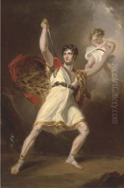 Portrait Of John Philip Kemble As Rolla In Pizarro Oil Painting by Sir Thomas Lawrence