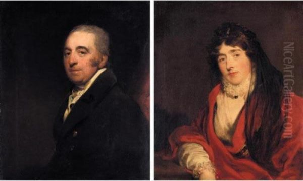 Portrait Of John, 1st Baron 
Crewe (1742-1829), And His Wife, Frances, Lady Crewe (d.1818) Oil Painting by Sir Thomas Lawrence