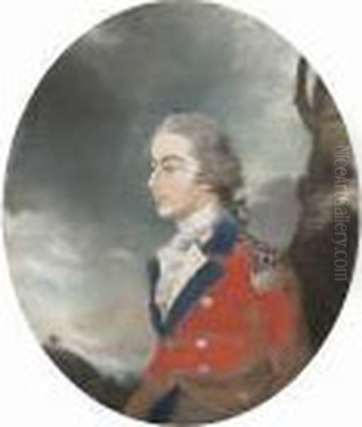 Portrait Of Lieutenant Robert 
Morris In The Uniform Of The 59th (2nd Nottinghamshire) Regiment Of Foot Oil Painting by Sir Thomas Lawrence