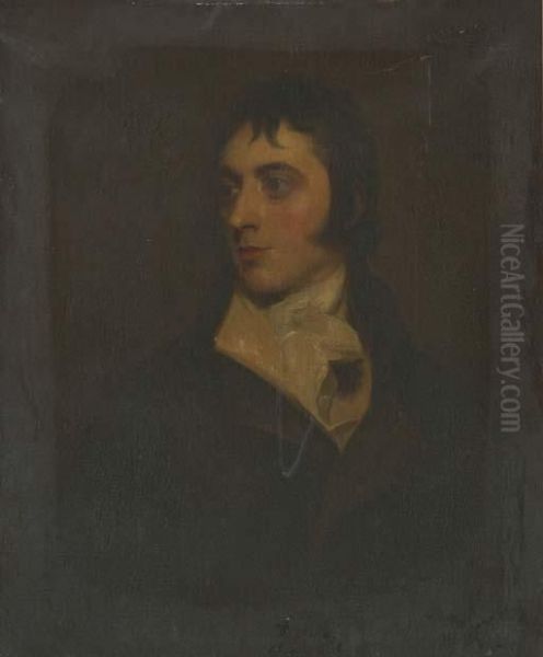 Portrait Of A Man. Oil Painting by Sir Thomas Lawrence